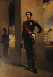 D. Fernando in Interior of Palácio Nacional da Ajuda, Lisbon, Portugal